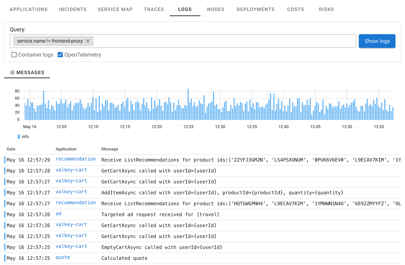 Log Monitoring Improvements